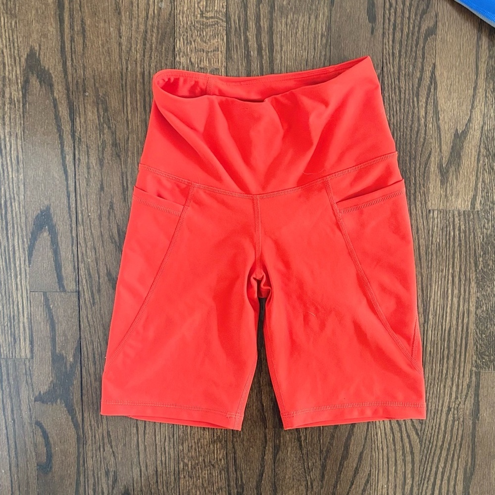 Women's Old Navy Red High-Waisted Shorts - Picture 5 of 6